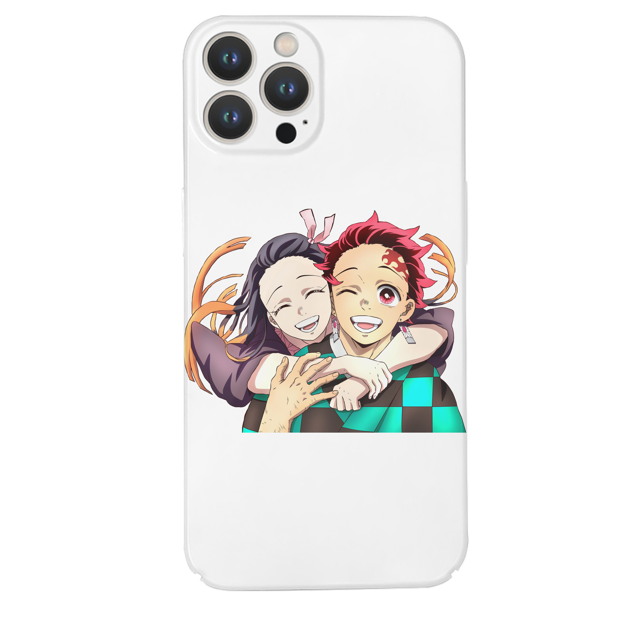 （画像用） 鬼滅の刃（きめつのやいば）竈門 禰󠄀豆子／かまど ねずこ Kamado Nezuko 【iPhone 14シリーズ対応】ハードケース
